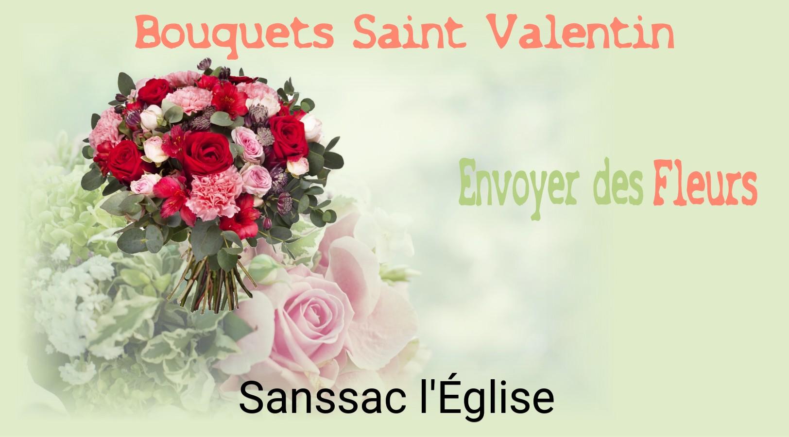 Roses de Saint-Valentin livrées à Sanssac-l'Église