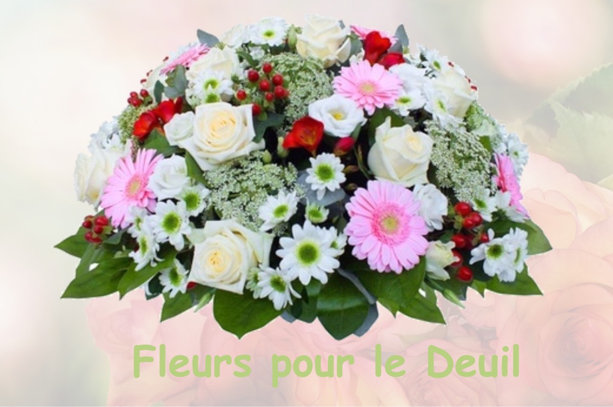 fleurs deuil SANSSAC-L-EGLISE